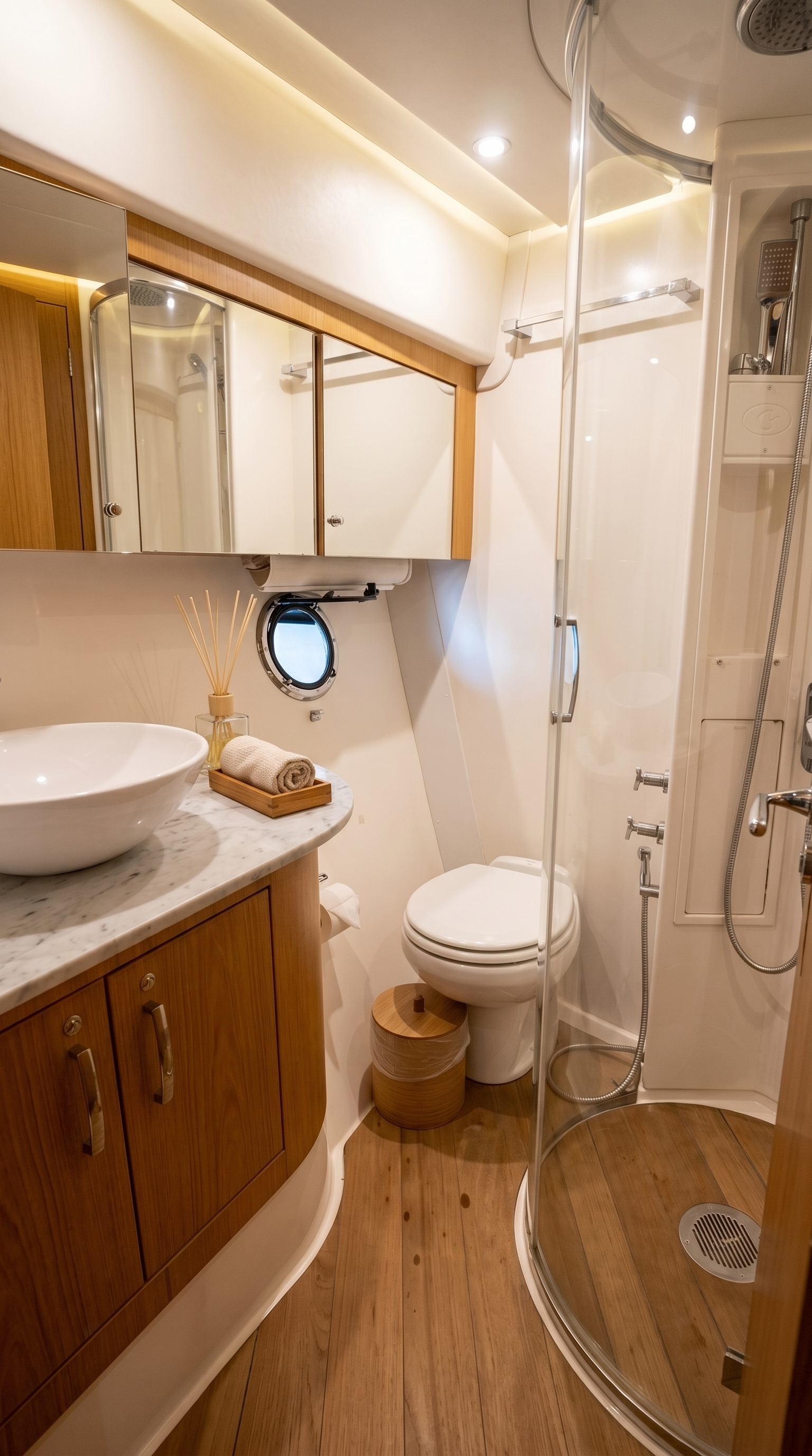 Banheiro com box e ducha
